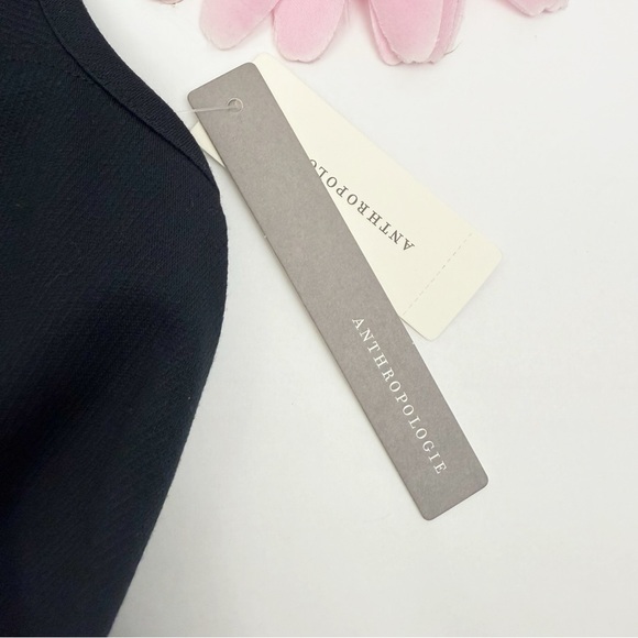 Maeve X Anthropologie Sheer Cutout Mesh Midi Dress Black Evening Event Party - Picture 9 of 12